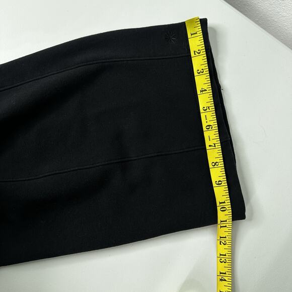 Athleta Pants Womens Large Black Retro Plush Straight Pull On Casual Retroplush - Picture 12 of 13